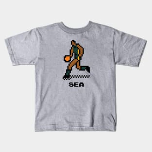 8-Bit Basketball - Seattle Kids T-Shirt